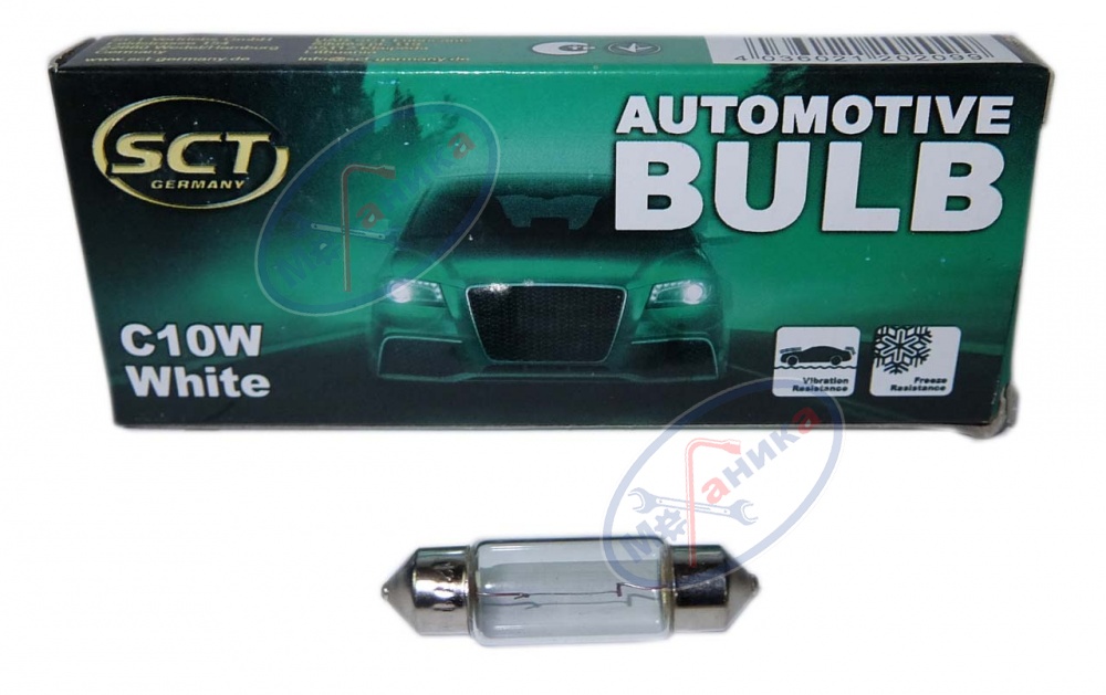 Лампа C10W 12V (Mannol) 35mm 202099(Германия)