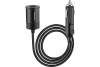 Зарядка USB в прикуриватель (AUTOVIRAZH) удлинитель 12V/24V 2xUSB  Белый AV-4304