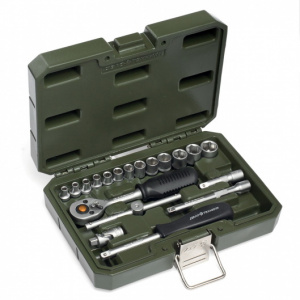 Головки набор 1/4" 6 гр 19 пр (ДТ) с трещот