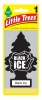 Ароматизатор подвес картон Ёлочка (LITTLE TREES) "Черный лёд" Black Ice U1P10155RUSS