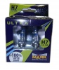 Лампа галог H7 12V55W+100% (Маяк) ULTRA Super Light к-т2шт 82720 SL+100 