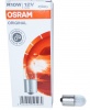 Лампа 12V10W (Osram) (габариты, з/ход, салон, стоп) (Германия) R10W