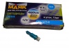 Светодиод 12V Т5х22мм (Маяк) BLUE (панель приборов) (1W б/ц)