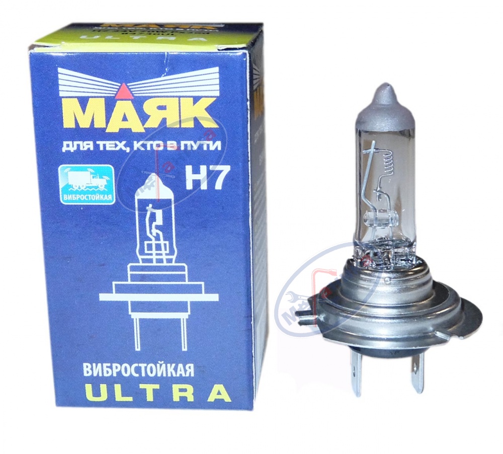 Лампа галог H7 24V70W (Маяк) ULTRA 84730UL