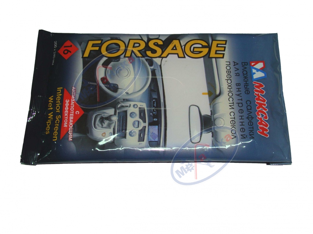 Салфетки для стекла 16 шт Forsage (Максан) 