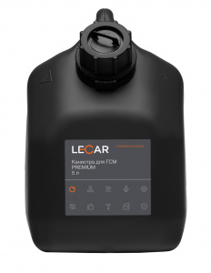 Канистра пластиковая 5 л (Лада-Имидж LECAR) PREMIUM