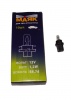 Лампа 12V1W (Маяк) (б/ц, с патроном) (панель приборов)  (612012Р8,7)