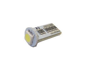 Светодиод 24V T10W (MEGAPOWER) (W2,1*9,5d) 1 SMD 5050 WHITE 6000K с блок-м ошибок CANbus  20лм