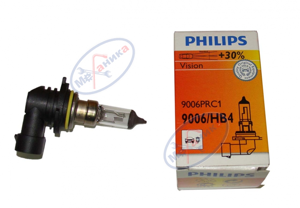 Лампа галог HB4 12V51W+30% (PHILIPS) Vision 9006 PRC1
