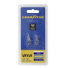Лампа 12V5W  W5W (Goodyear)  (б/ц)  W2.1x9.5d (блистер: к-т 2шт.) GY015206