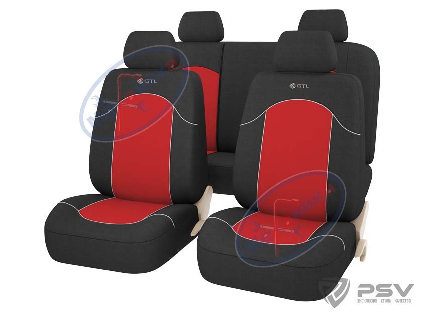 Чехлы L (PSV) GTL FAST Красный