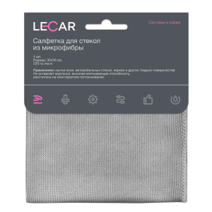 Салфетка микрофибра 30*30*220 (Лада-Имидж LECAR) 