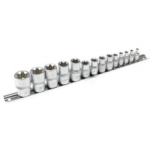 Головки набор 1/4", 1/2", 3/8" Torx 14 пр (ДТ)