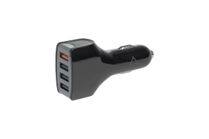 Зарядка "Адаптер USB в прикуриватель"  (Arnezi) 2,4A/5V 4хUSB 12/24V 30W A0603017