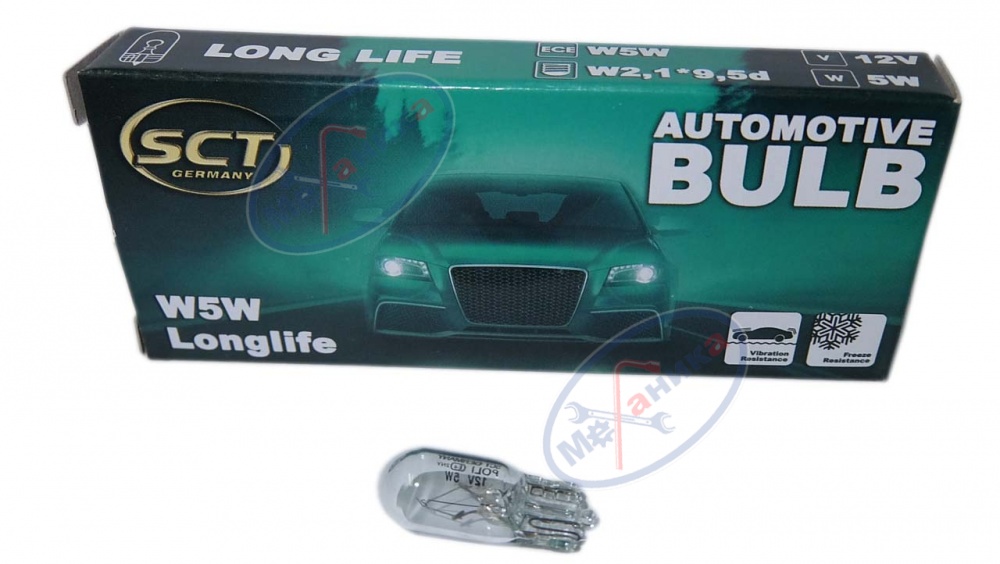 Лампа W5W 12V (Mannol) 202112 (Германия)