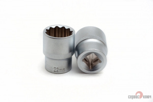 Головка *22 1/2" 12 гр (Сервис Ключ)