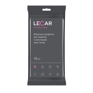 Салфетки для мониторов 15шт (Лада-Имидж LECAR)