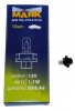Лампа 12V1.1W (Маяк) (панель приборов) (с патроном) BX8,4d 612011P8,4