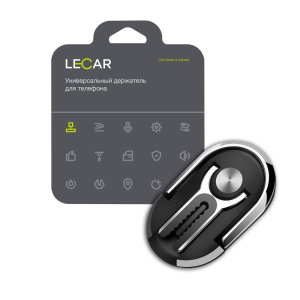 Держатель телефона, КПК, GPS (Лада-Имидж LECAR)  на дефлектор, магнитный 