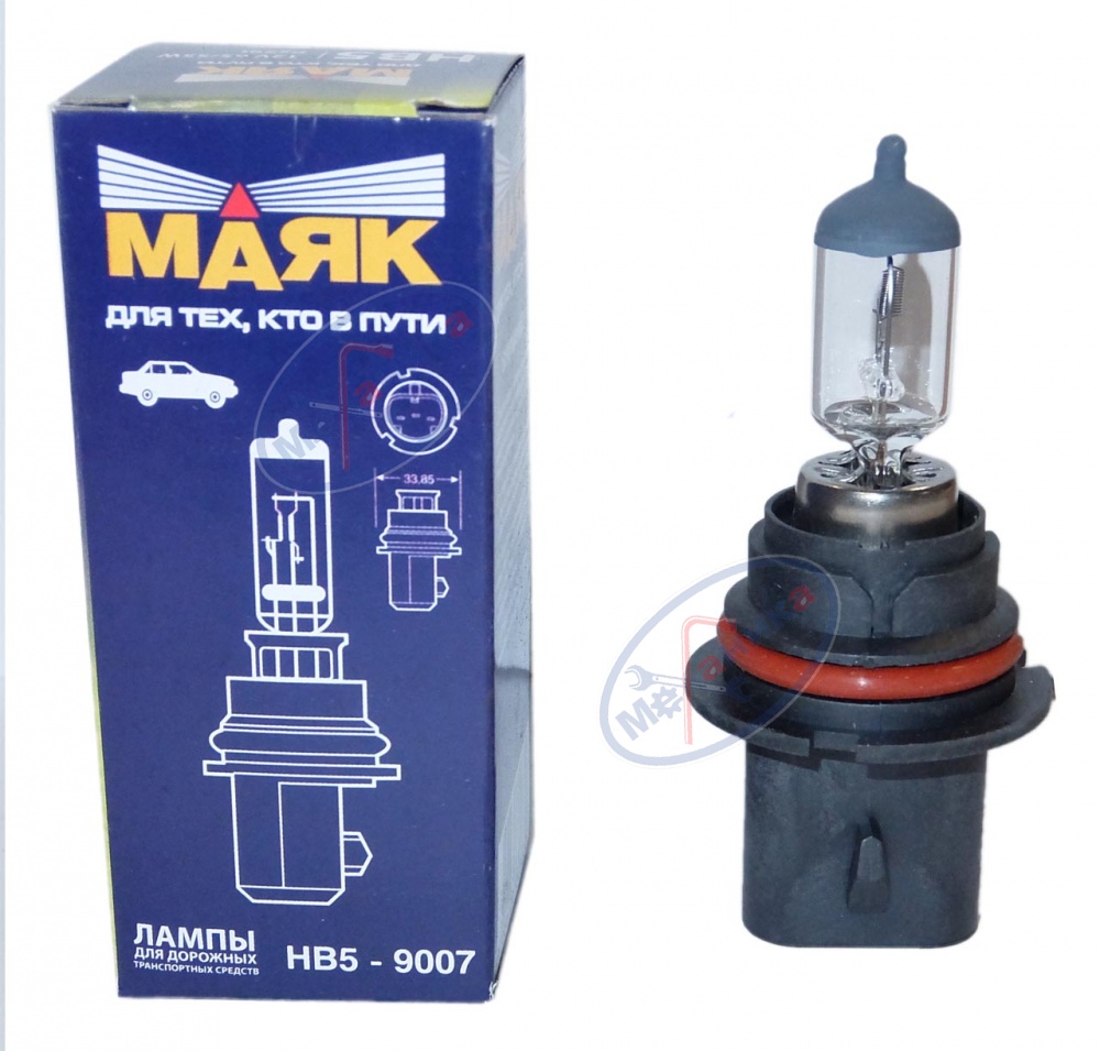 Лампа галог HB5 12V65W (Маяк) 59007