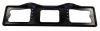 Рамка номера пластик (Автостоп) Black с подсветкой AB001B