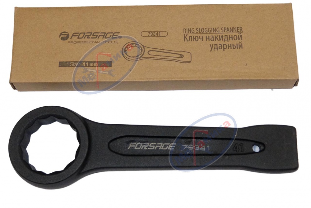 Ключ накидной одностор *41 ударн (FORSAGE) L 230 мм