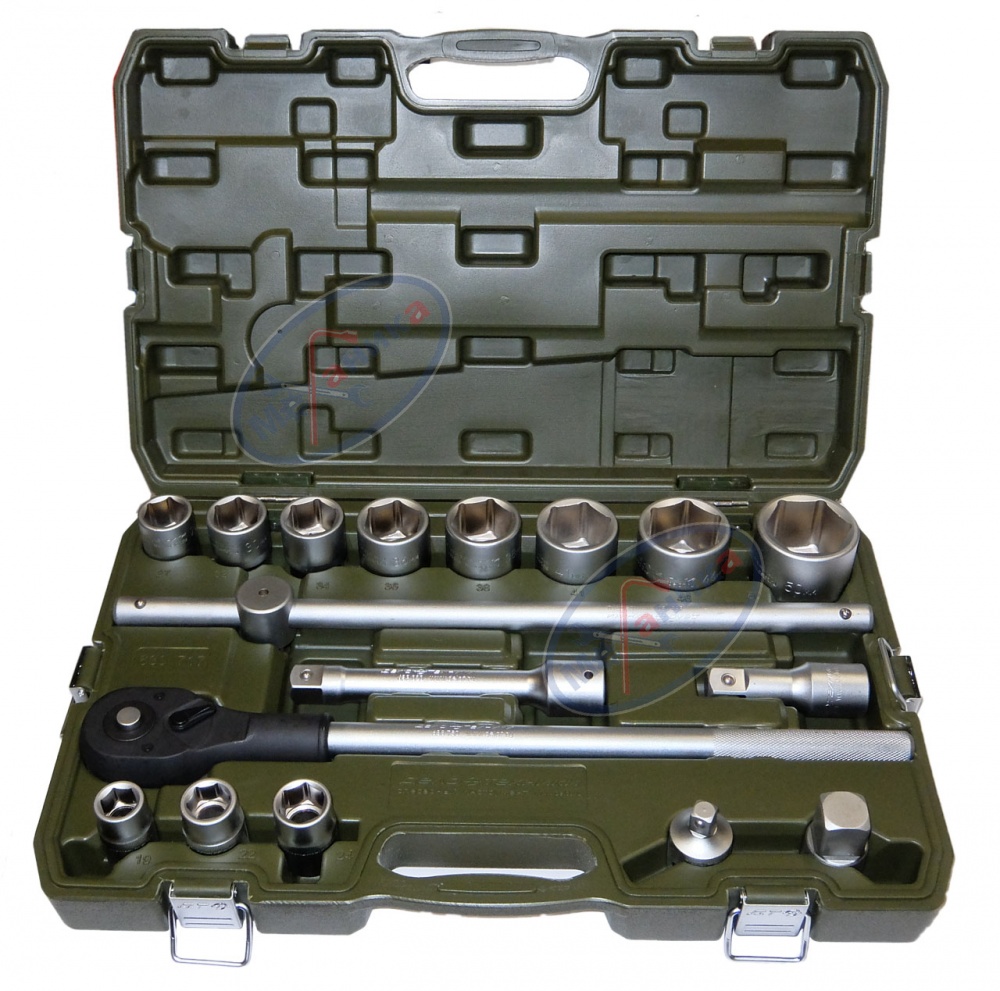 Головки набор 3/4" 6 гр 17 пр (ДТ) 