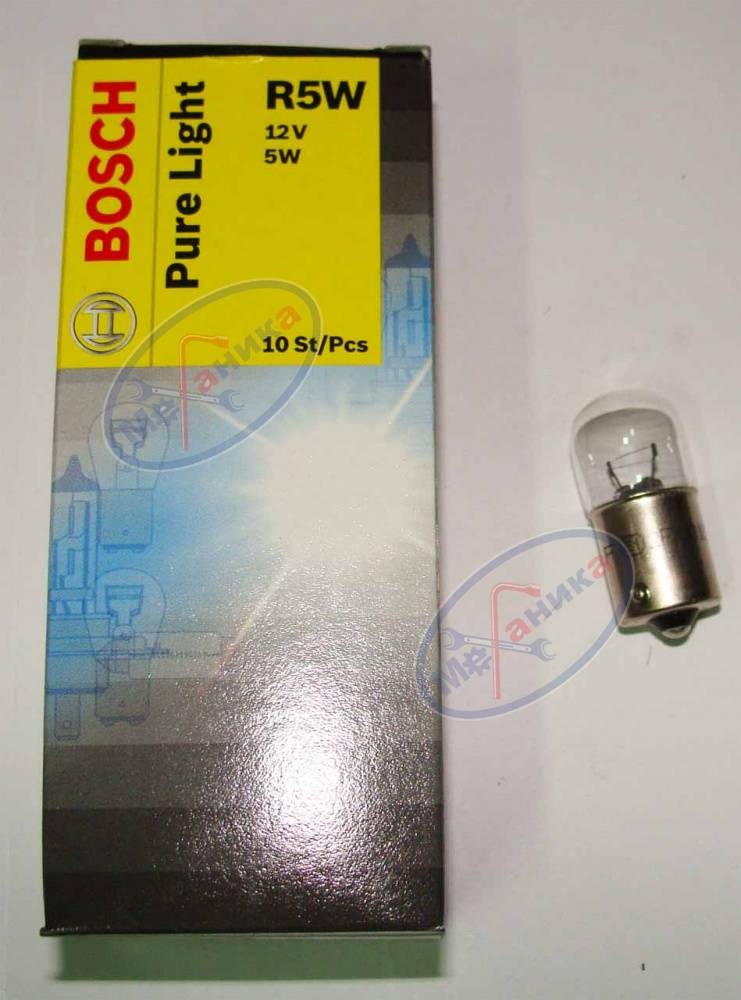 Лампа 12V5W (BOSCH) (габариты) (Германия)