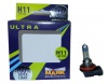 Лампа галог H11 12V55W+100% (Маяк) ULTRA Super Light к-т2шт 