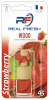 Ароматизатор подвес жидкий (Real Fresh) Strawberry Бутылочка (дерево+стекло) WOOD