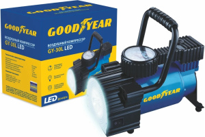 Компрессор Goodyear (Goodyear) 180ВТ 30л/мин GY30L LED с фонарем