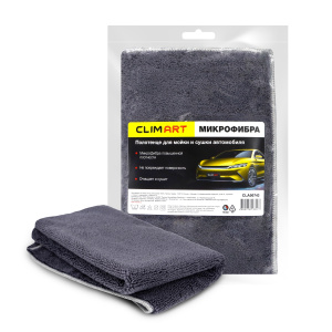 Салфетка микрофибра 50*60 (ClimArt)  полотенце для мойки и сушки автомобиля CLA00743