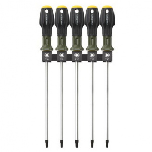 Отвертки набор Torx L 250 мм 5 пр (Т10,Т15,Т20,Т25,Т30) (ДТ) без отверстия