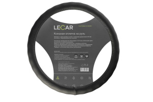 Оплетка M d-38см (Лада-Имидж LECAR) из перфорированной кожи, черный