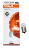 Лампа 24V10W (Osram) BA15s габариты, з/ход, салон, стоп (Германия)