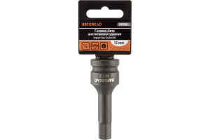 Головка-бита шестигр H12 1/2" L 78 мм ударная (АвтоДело) (15955) 39086
