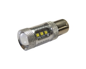 Светодиод 12V Т25 P21W (MEGAPOWER) (BA15s) 16 SMD WATTS CREE WHITE 6000K 1280лм OLD