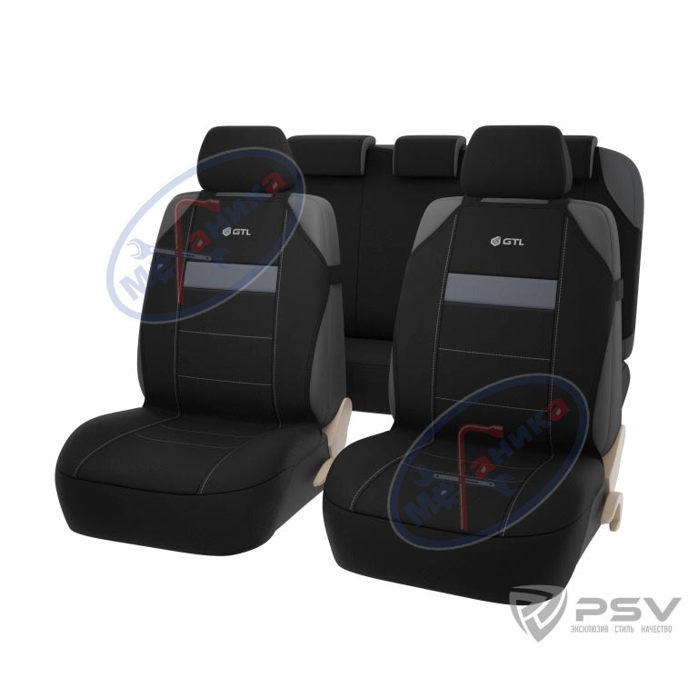 Чехлы L (PSV) GTL FAST Черный