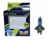 Лампа галог H4 12V60/55W+30% (Маяк) ULTRA Super White к-т2шт 