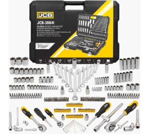 Набор инструмента 216 пр (JCB) 1/2" 3/8" 1/4" 6 гр (4-32мм) JCB-38841