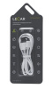 Кабель USB2.0/micro USB (LECAR) 1 метр, белый  универсальный датакабель