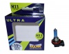 Лампа галог H11 12V55W+30% (Маяк) ULTRA Super White к-т2шт 